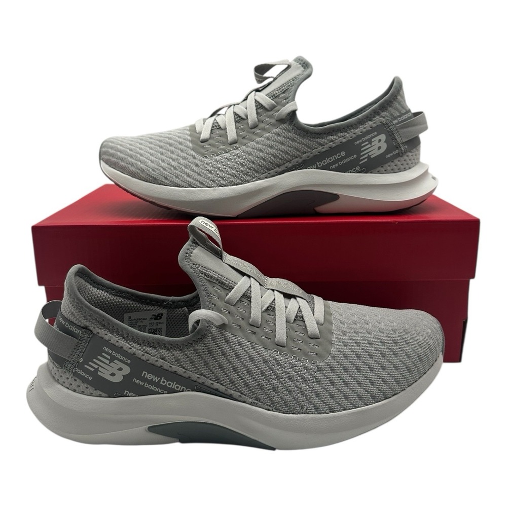 New Balance DynaSoft Nergize Sport v2 Training Shoes Womens‎ Sz 11 B Grey White